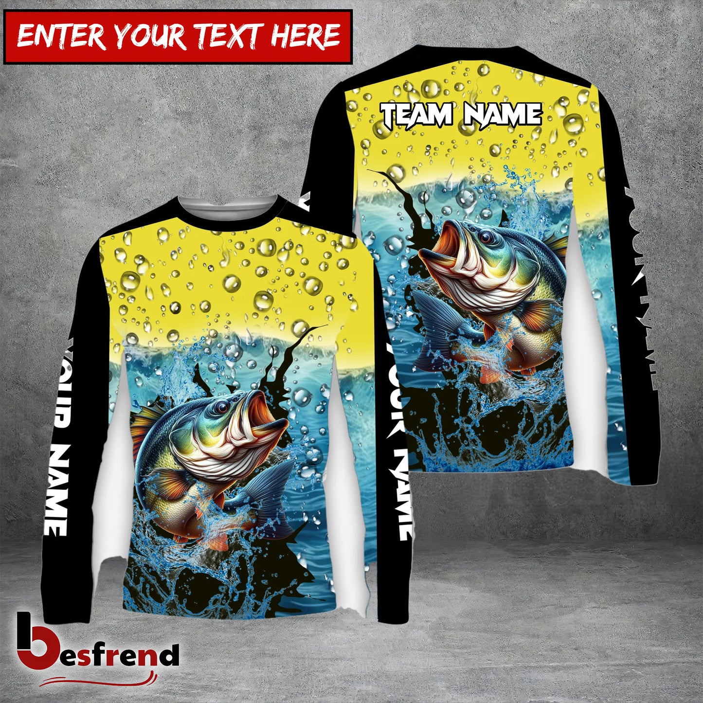 Besfrend 11 Breeds Aqua Surge Fishing Personalized Name 3D Shirt