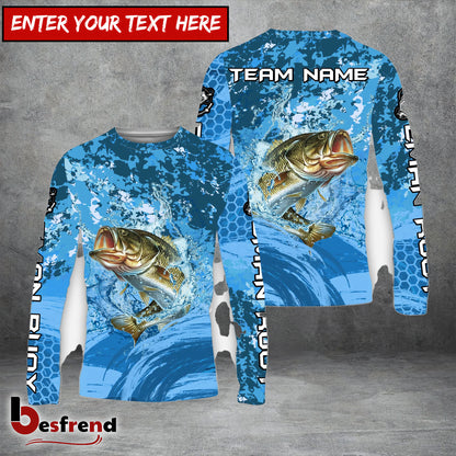 Besfrend 11 Breeds Fishing Catch The Wave Customized Name Team Name Shirt