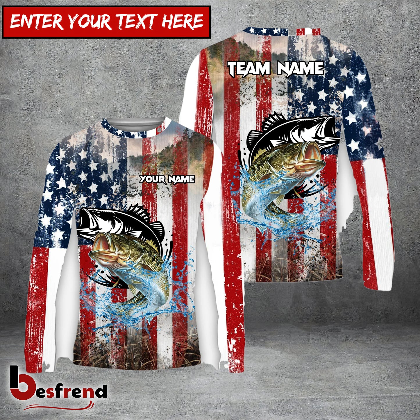 Besfrend 11 Breeds Freedom Strike Fishing Personalized Name 3D Shirt