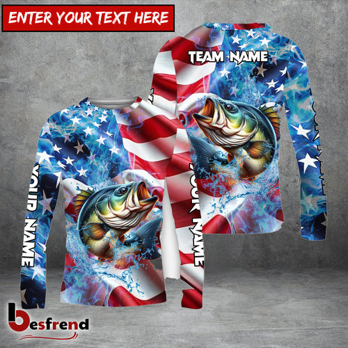 Besfrend 11 Breeds Patriot’s Catch Fishing Personalized Name 3D Shirt