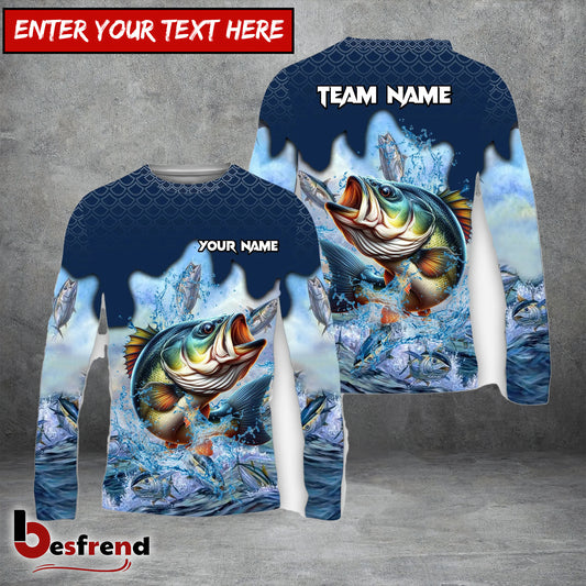 Besfrend 11 Breeds The Fishing Hunt Customized Name Team Name Shirt
