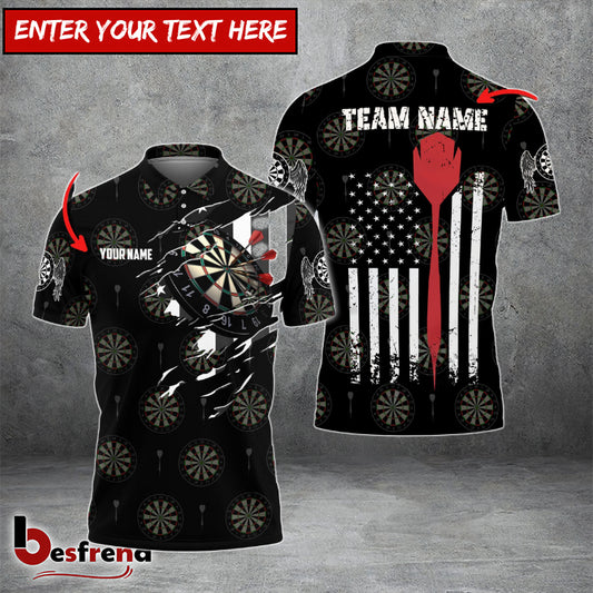 Besfrend American Athlete Red Custom Darts Shirts