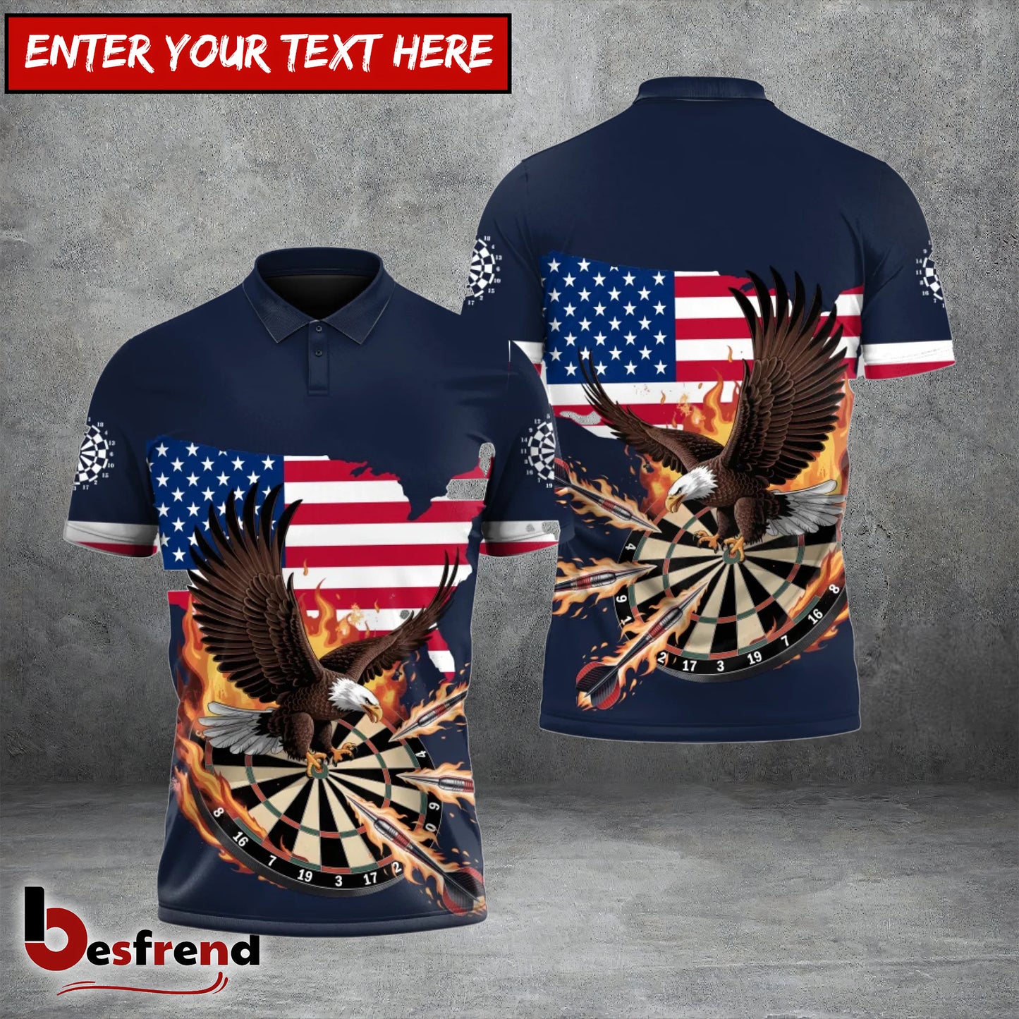 Besfrend American Eagle Dart 3D Shirt