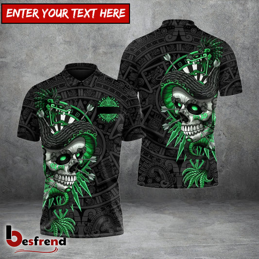 Besfrend Aztec Skull Warrior Darts 3D shirt