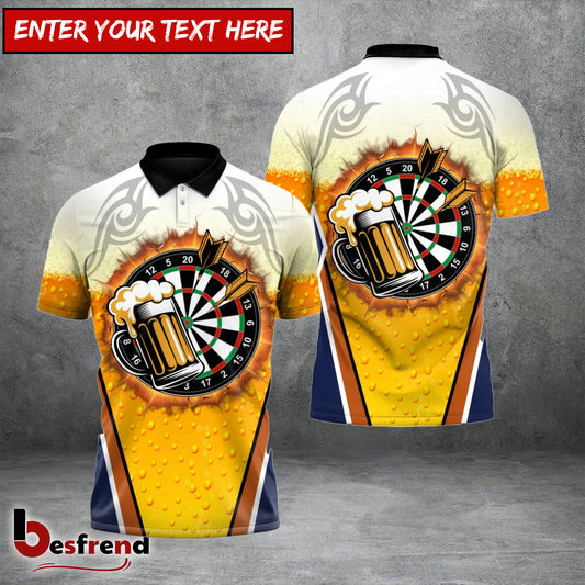 Besfrend Beer  Bullseye Dartboard Splash Darts 3D Shirt