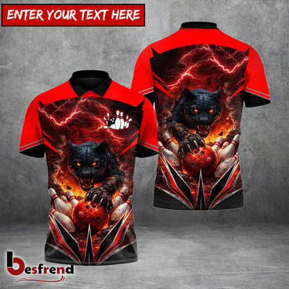 Besfrend Black Panther Fury Bowling 3D Shirt