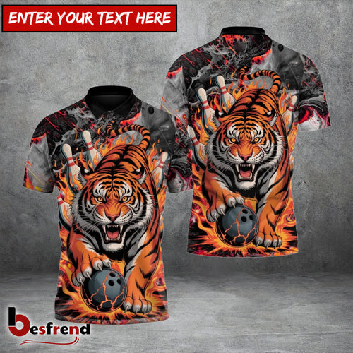 Besfrend Blaze Tiger Bowling 3D Shirt