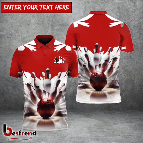 Besfrend Bowling And Pins Ice Age Pattern 3D Shirt