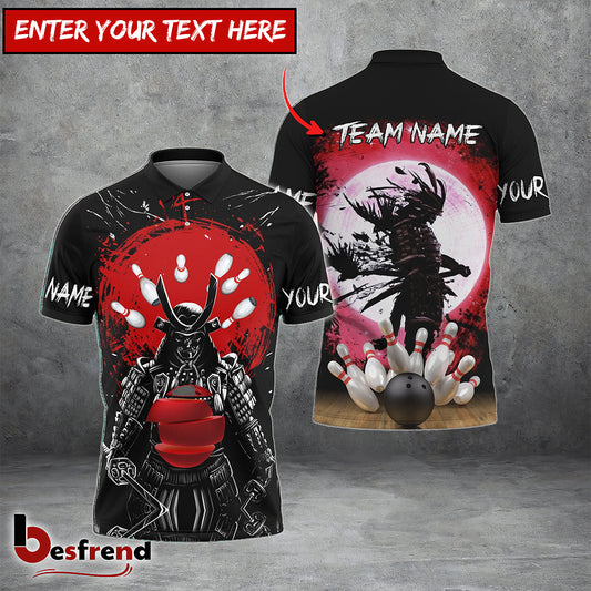 Besfrend Bowling And Pins Samurai Showdown Customized Name 3D Shirt  Colors