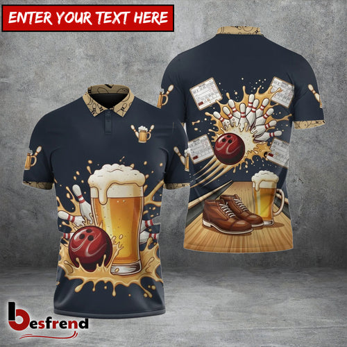 Besfrend Bowling Beer Frame Bonanza 3D Shirt