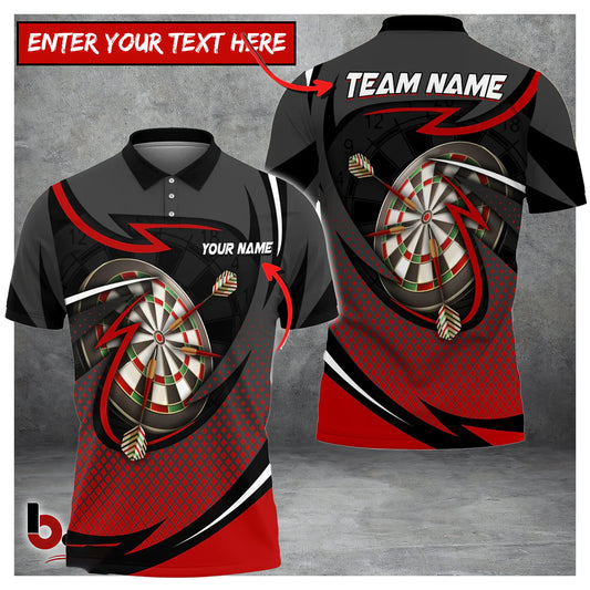 Besfrend Breath Of Thunder Darts Board Personalized Name 3D Shirt