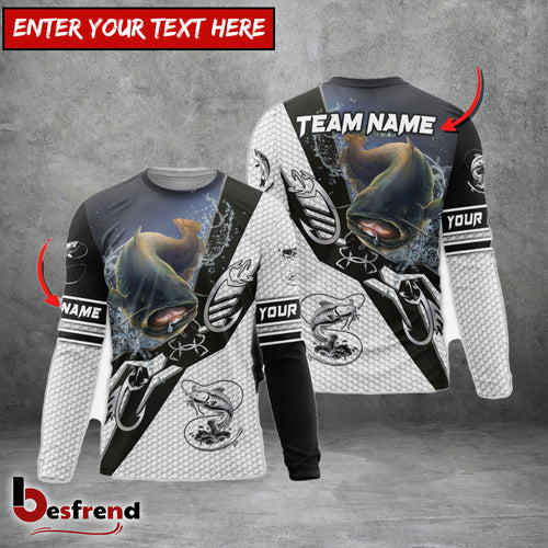 Besfrend Catfish Fishing Target Locked Custom Name  Team Name 3D Shirts