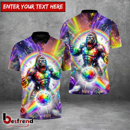 Besfrend Chromatic Chaos Bowling 3D Shirt