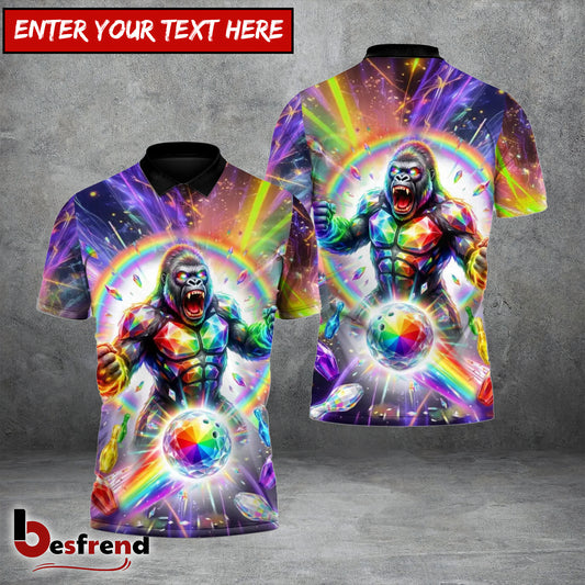 Besfrend Chromatic Chaos Bowling 3D Shirt
