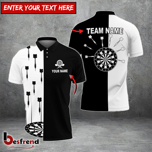 Besfrend Colorful Darts Personalized Name Team Name 3D Shirt