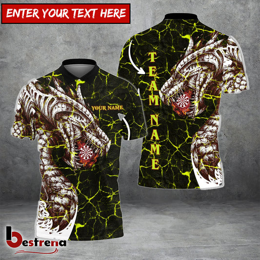 Besfrend Dart Dragon Personalized Name 3D Shirt