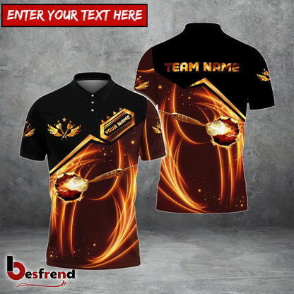 Besfrend Dart Fire Personalized Name 3D Shirt