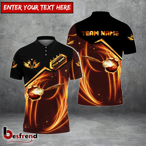 Besfrend Dart Fire Personalized Name 3D Shirt