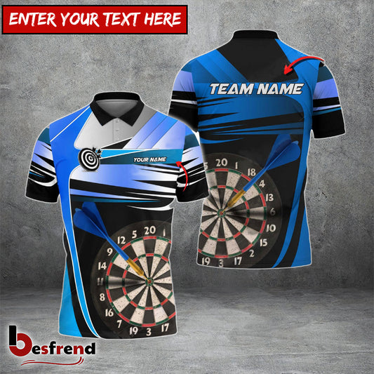 Besfrend Darts Blade Armor Personalized Name Team Name 3D Shirt