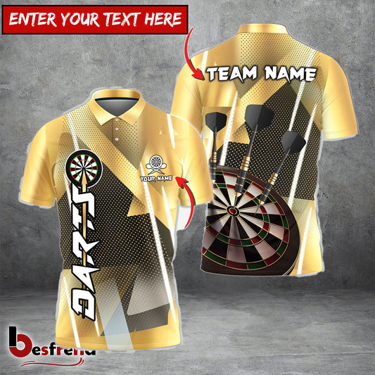 Besfrend Darts Bling Arrow Personalized Name Team Name 3D Shirt