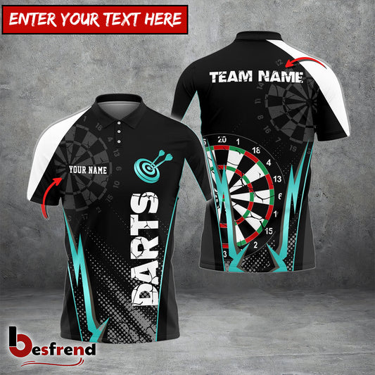 Besfrend Darts Crack Personalized Name Team Name 3D Shirt