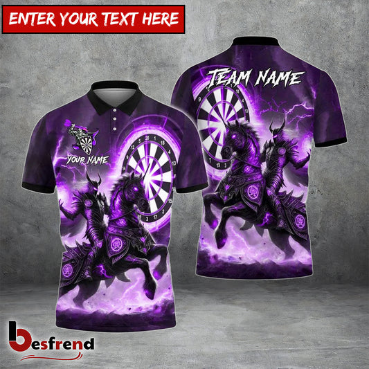 Besfrend Darts Dark Knight Personalized Name Team Name Shirt