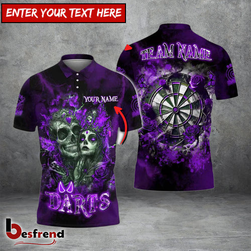 Besfrend Darts Gothic Romance Personalized Name Team Name Shirt