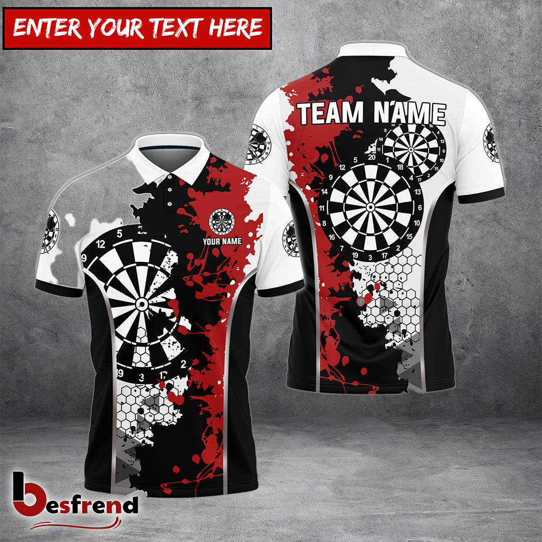 Besfrend Darts On Your Mark Personalized Name Team Name 3D Shirt
