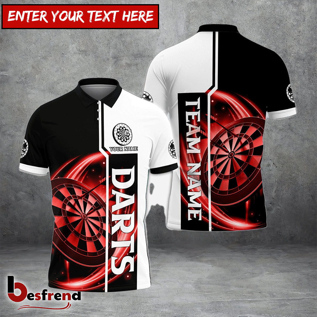 Besfrend Darts Plain Personalized Name Team Name 3D Shirt