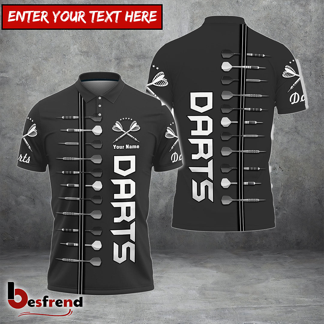 Besfrend Darts Player Tad Personalized Name 3D Shirt