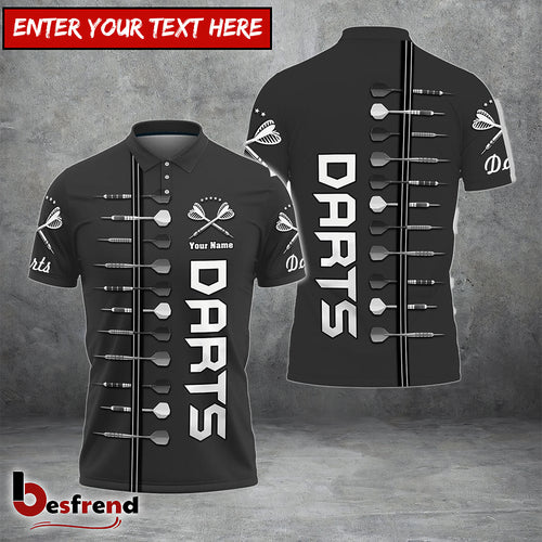 Besfrend Darts Player Tad Personalized Name 3D Shirt