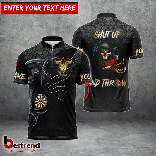 Besfrend Darts Reaper Personalized Name 3D Shirt