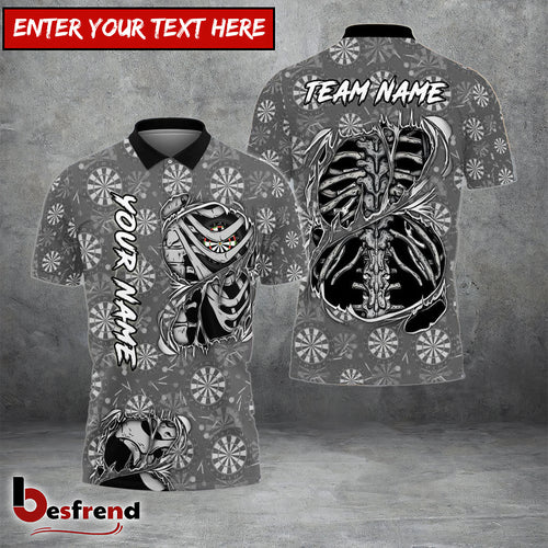Besfrend Darts Skeleton Bone Personalized Shirt 2