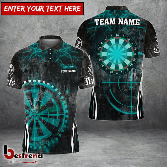 Besfrend Darts Target Scope Personalized Name Team Name 3D Shirt