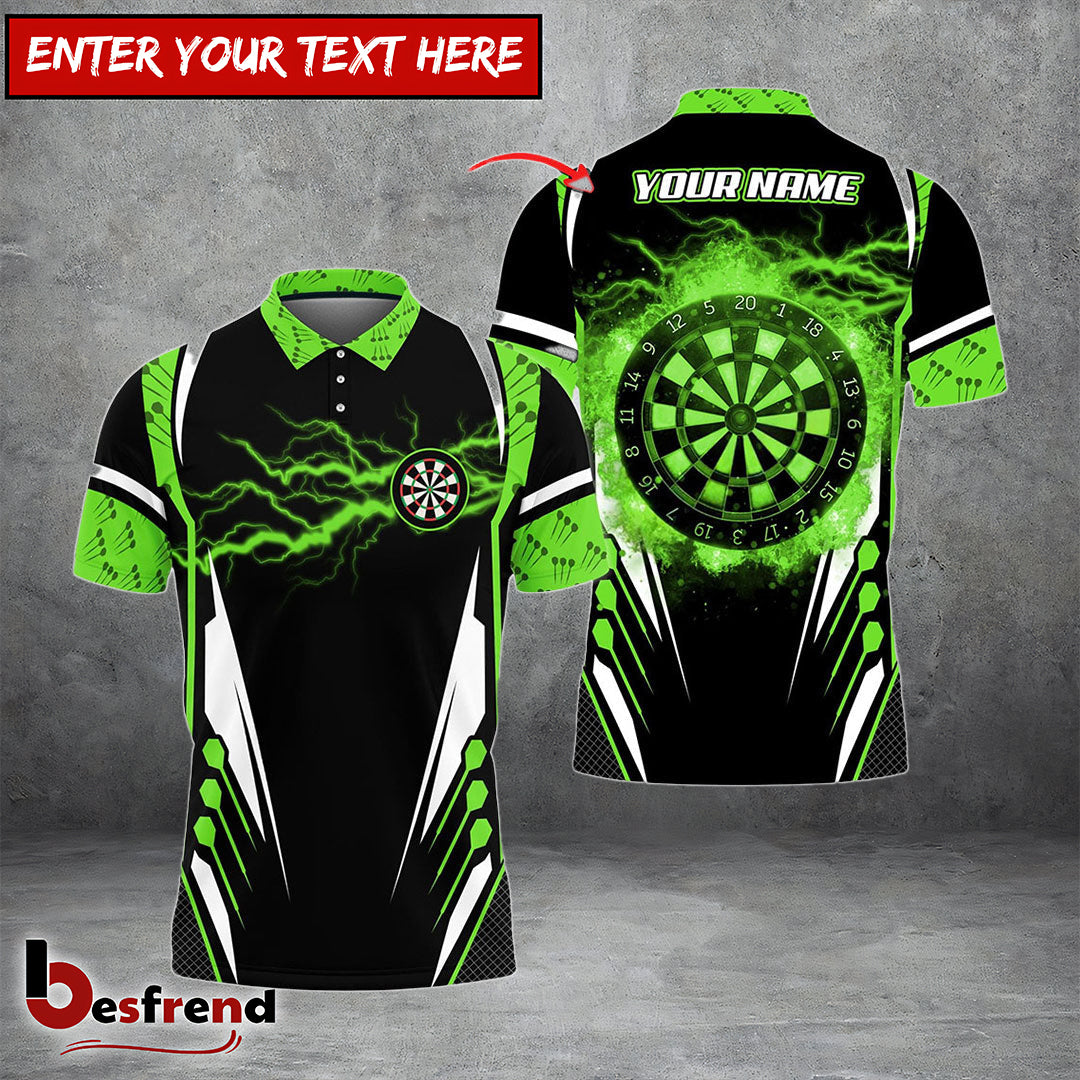 Besfrend Darts Thunder Personalized Name 3D Shirt