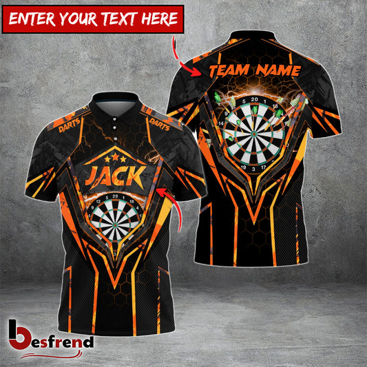 Besfrend Darts Thunder Personalized Name Team Name 3D Shirt