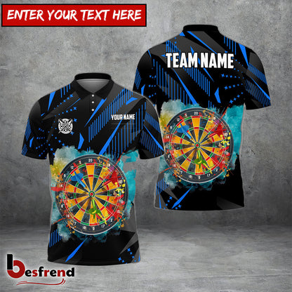 Besfrend Darts Watercolor Art Personalized Shirt