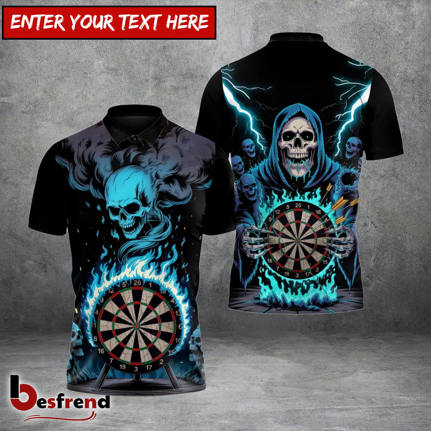 Besfrend Death Mark Darts 3D Shirt