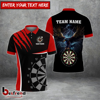 Besfrend Eagle Darts Board Personalized Name Team Name 3D Shirt