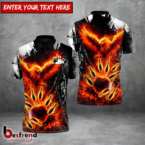 Besfrend Eagle Fire Pins and Bowling 3D Shirt