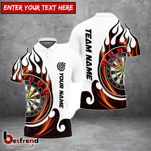 Besfrend Fire Blaster Darts Personalized Name Team Name 3D Shirt