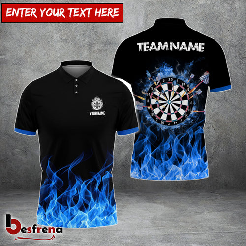 Besfrend Fire Dartboard Personalized Name Team Name 3D Shirt