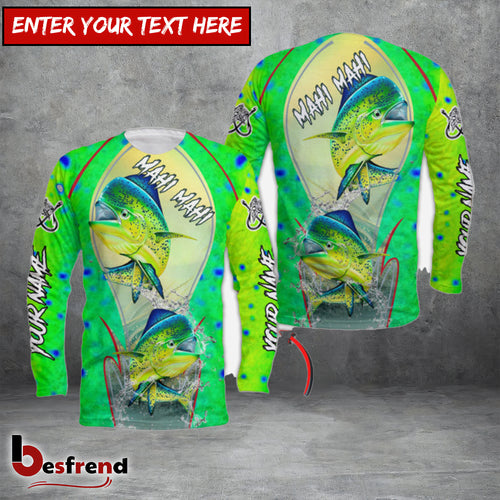 Besfrend Fishing Mahi Mahi Skin R Customize Name 3D Shirts