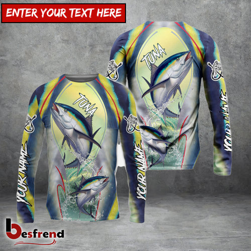 Besfrend Fishing Tuna Customize Name 3D Shirts