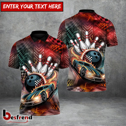 Besfrend Full Throttle Frame Bowling 3D Shirt