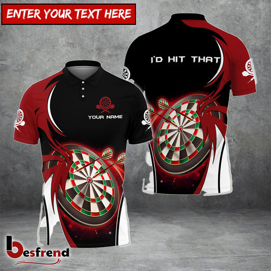Besfrend I'D Hit That Darts Personalized Name 3D Shirt