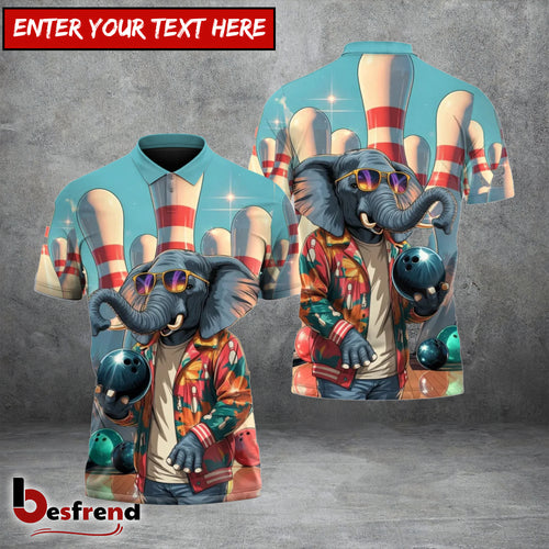 Besfrend Kingpin Elephant Bowling 3D Shirt