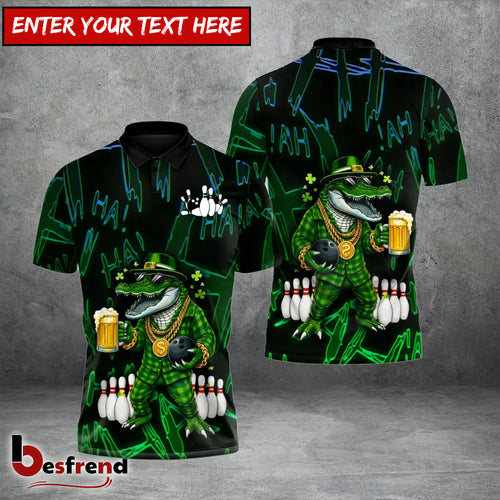 Besfrend Lucky Strike Gator Bowling 3D Shirt