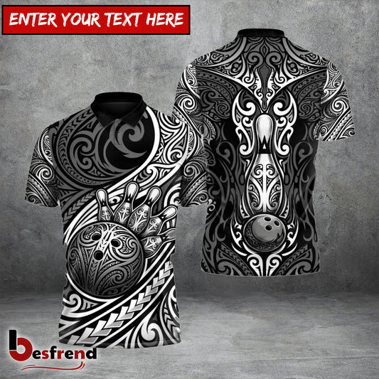 Besfrend Maori Tribal Phantom Bowlings 3D Shirt