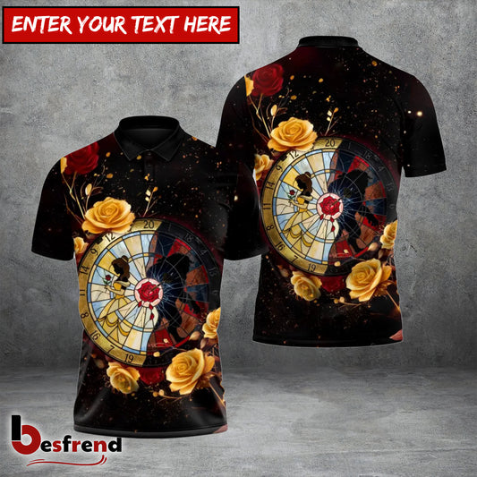 Besfrend Midnight Bloom Darts 3D Shirt